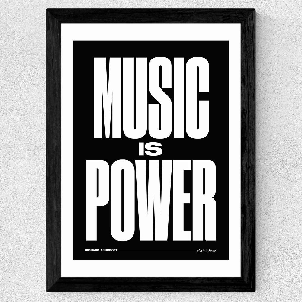 East End Prints Music Is Power