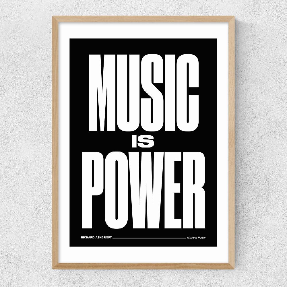 East End Prints Music Is Power