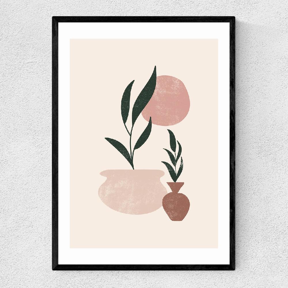 east end prints Muted Mauve Leaves