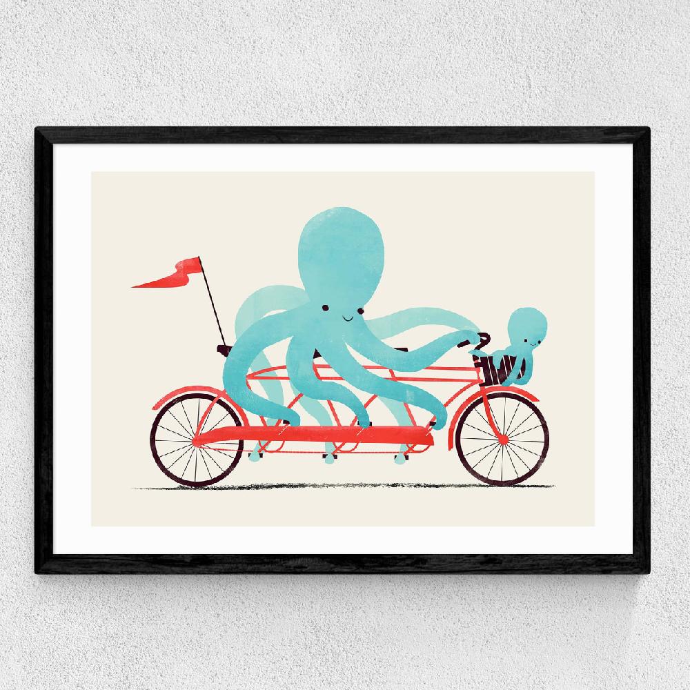 East End Prints My Red Bike