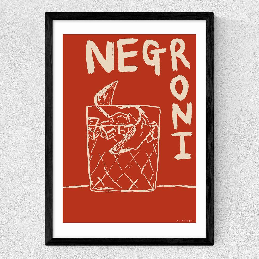 East End Prints Negroni By Nia Beynon