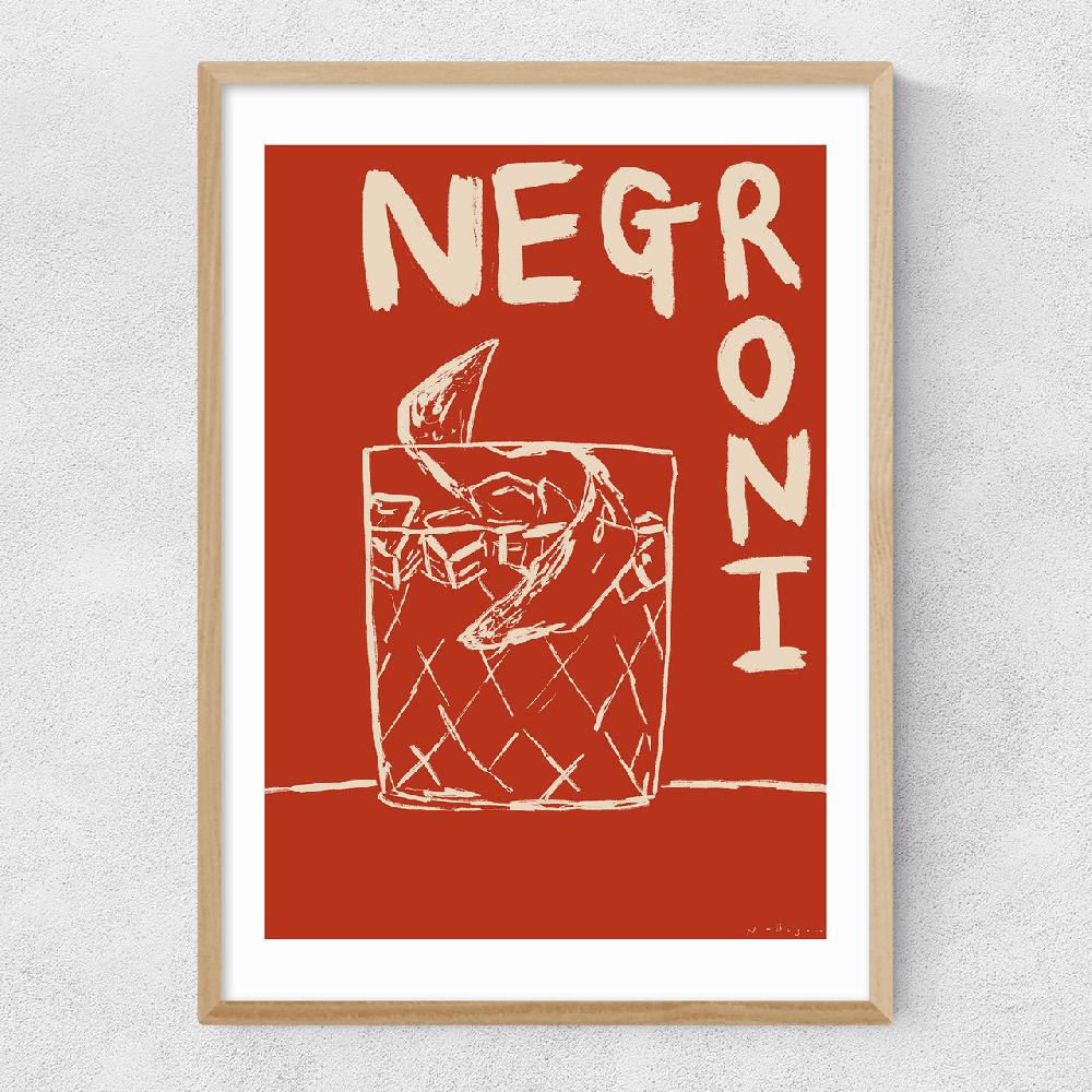 East End Prints Negroni By Nia Beynon