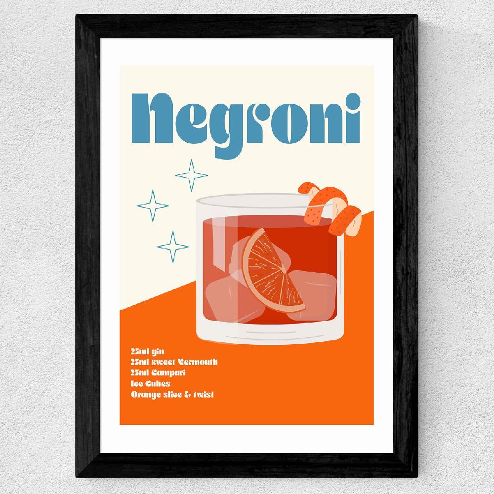 East End Prints Negroni Cocktail