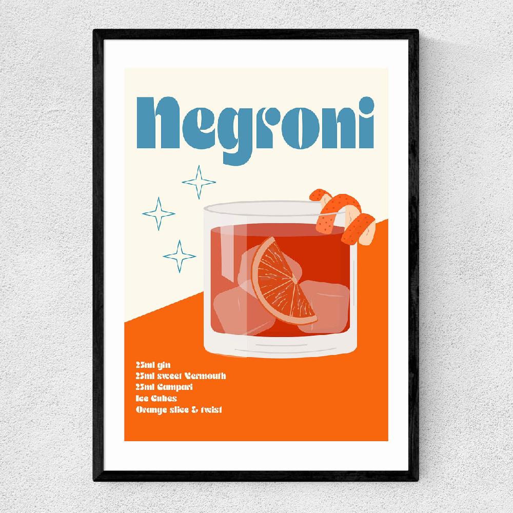 east end prints Negroni Cocktail
