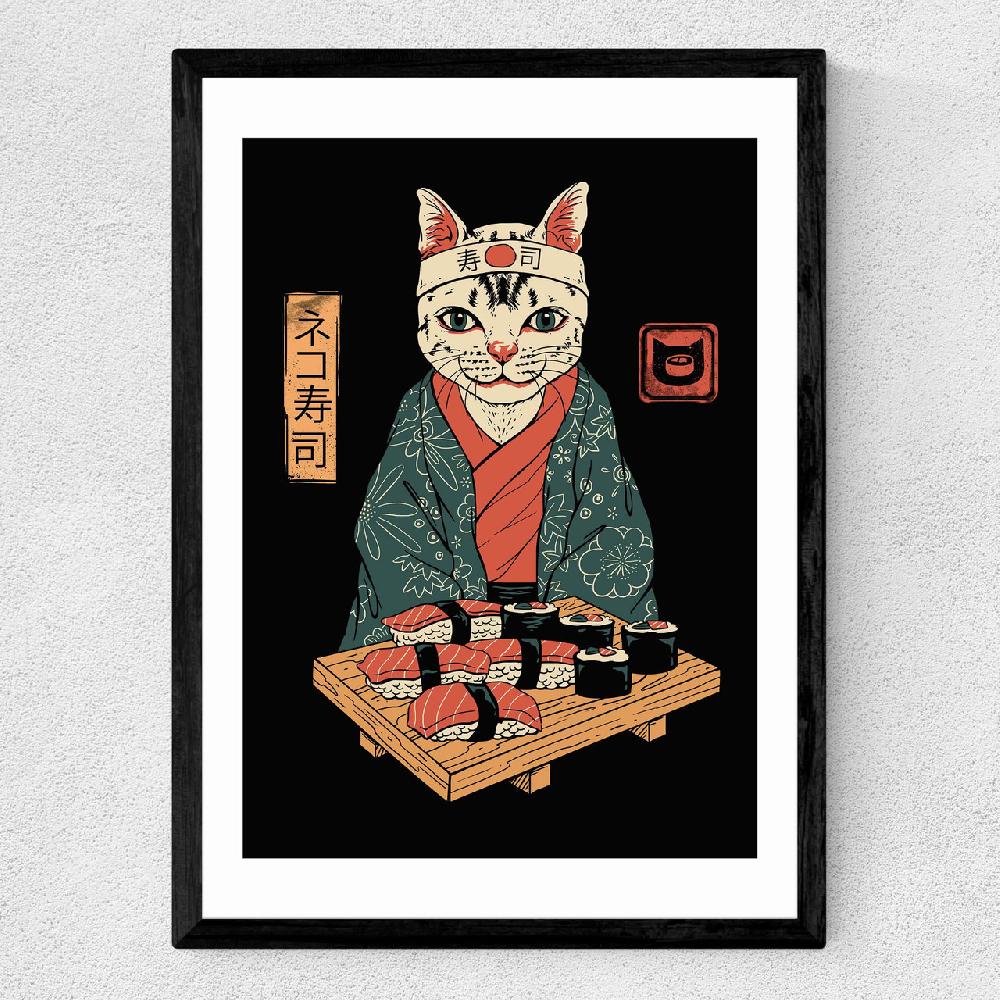 East End Prints Neko Sushi Bar