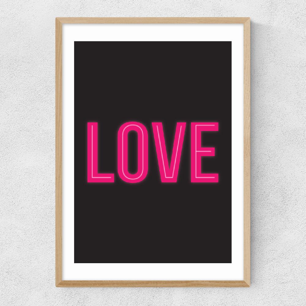 East End Prints Neon Love