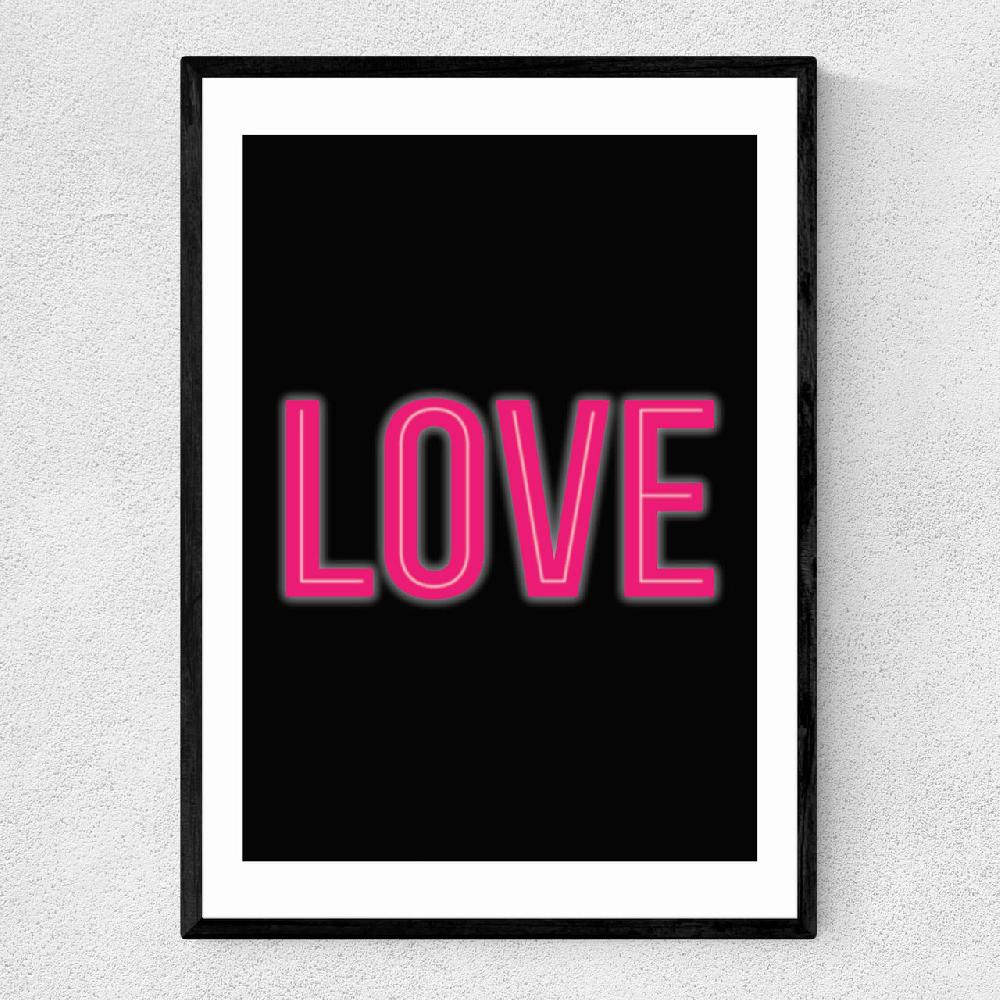 east end prints Neon Love