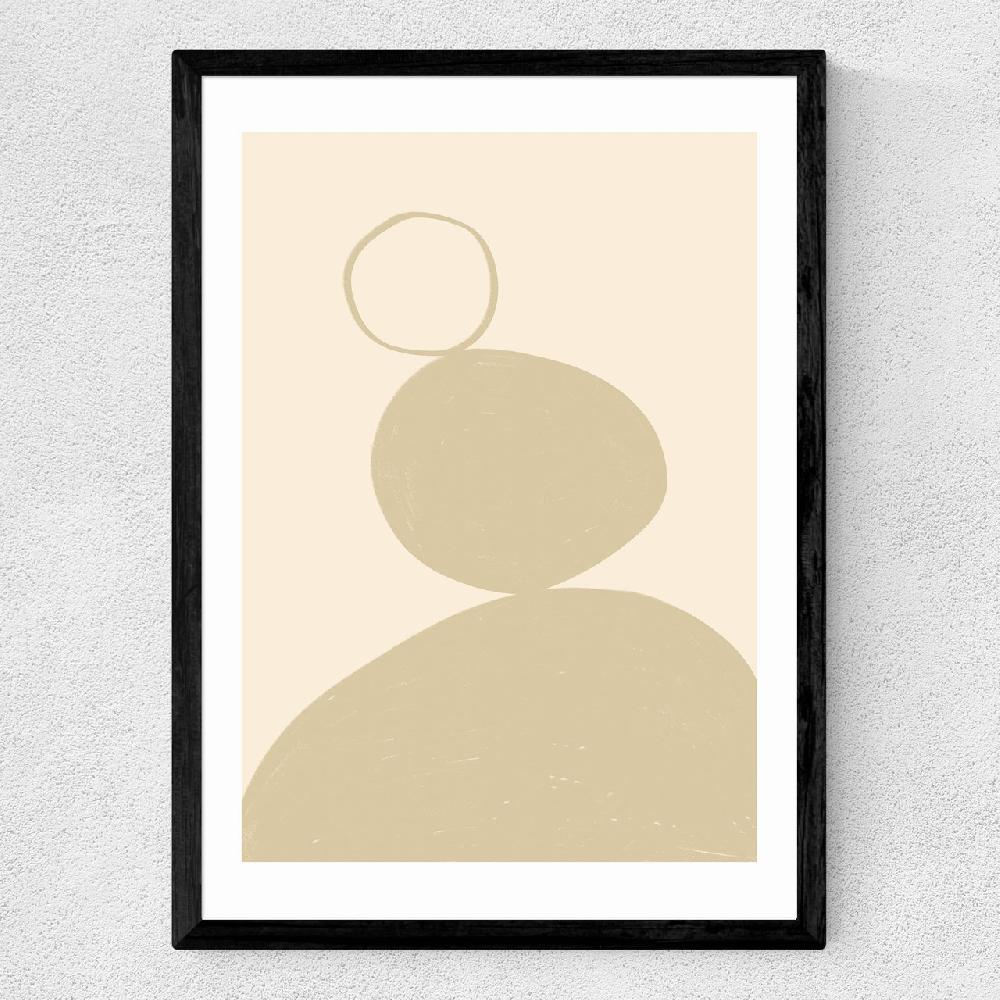 East End Prints Neutral Shapes II