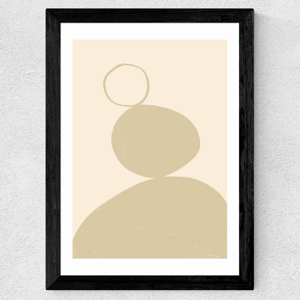 East End Prints Neutral Shapes II