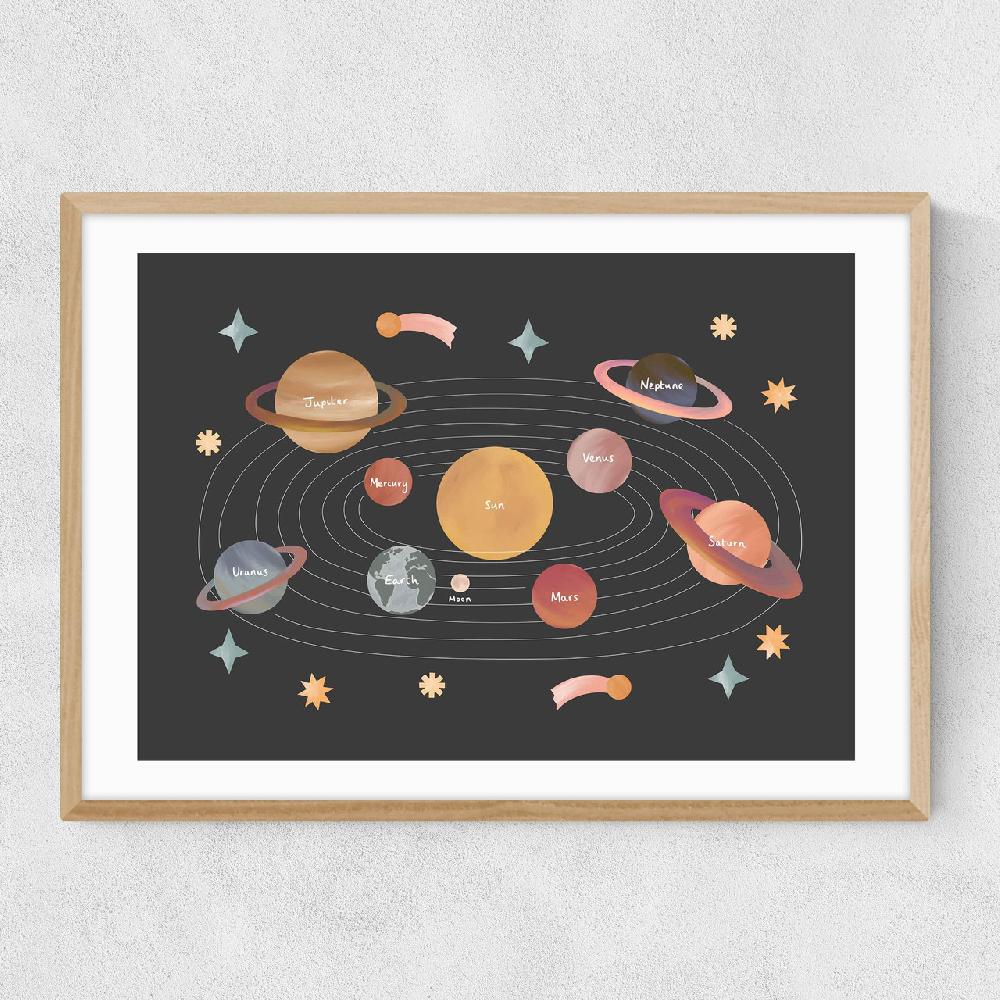 East End Prints New Solar System Black