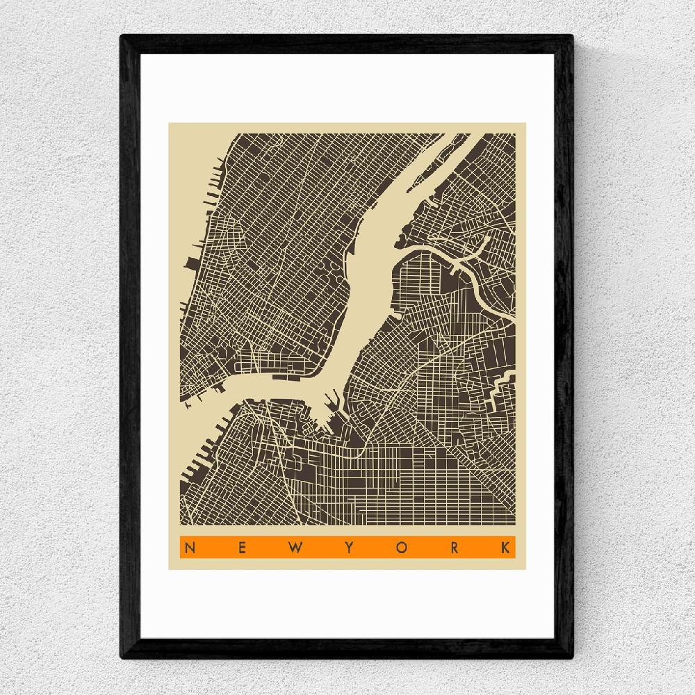 East End Prints New York By Jazzberry Blue