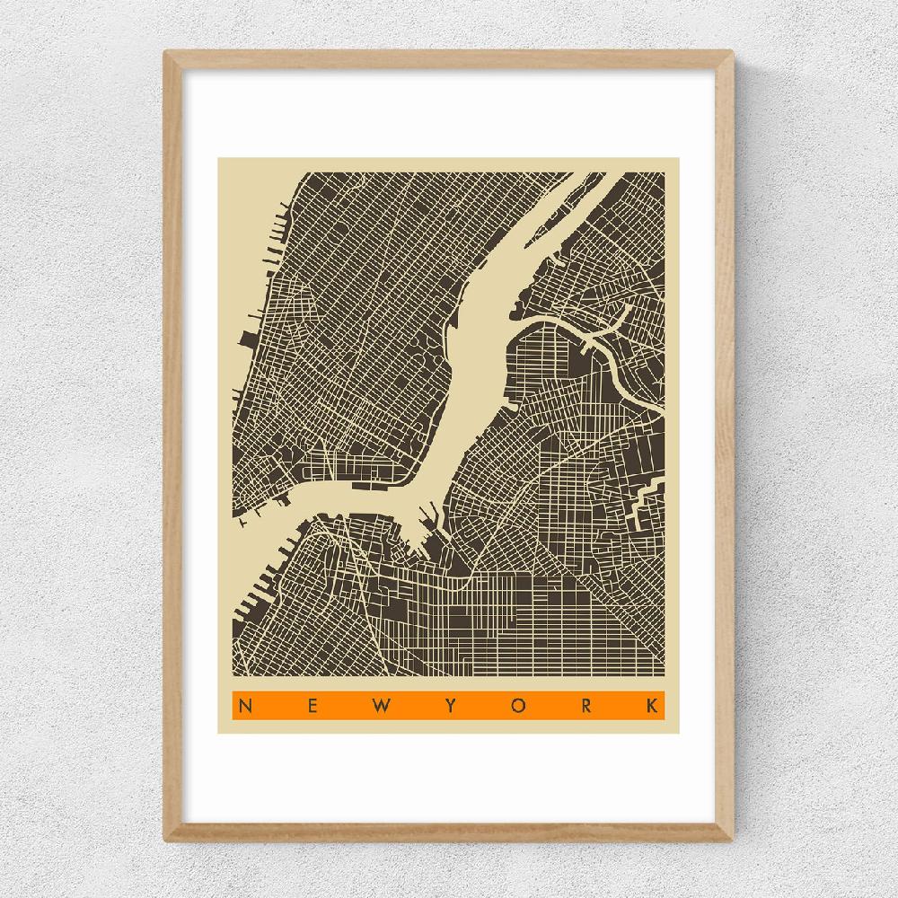 East End Prints New York By Jazzberry Blue