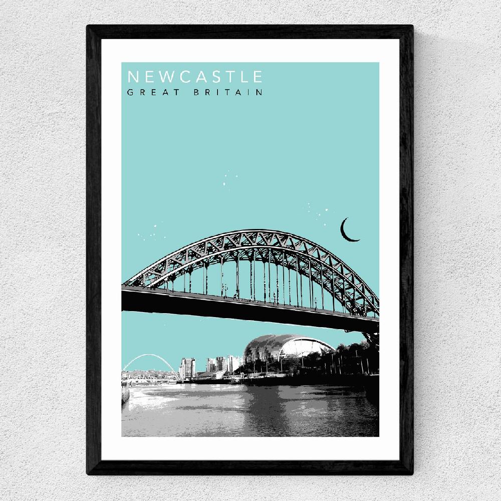 East End Prints Newcastle Quayside Cityscape