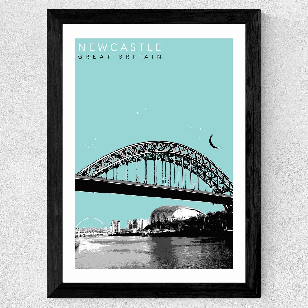 East End Prints Newcastle Quayside Cityscape