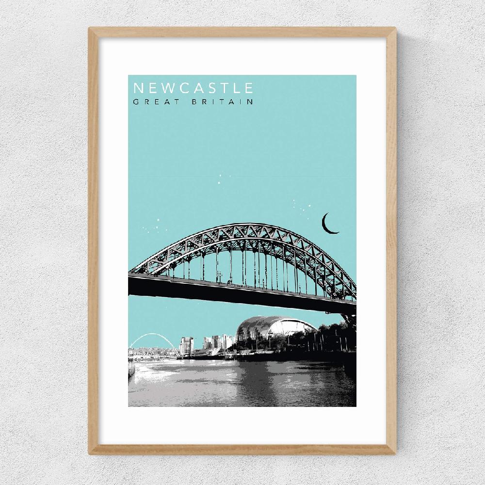 East End Prints Newcastle Quayside Cityscape