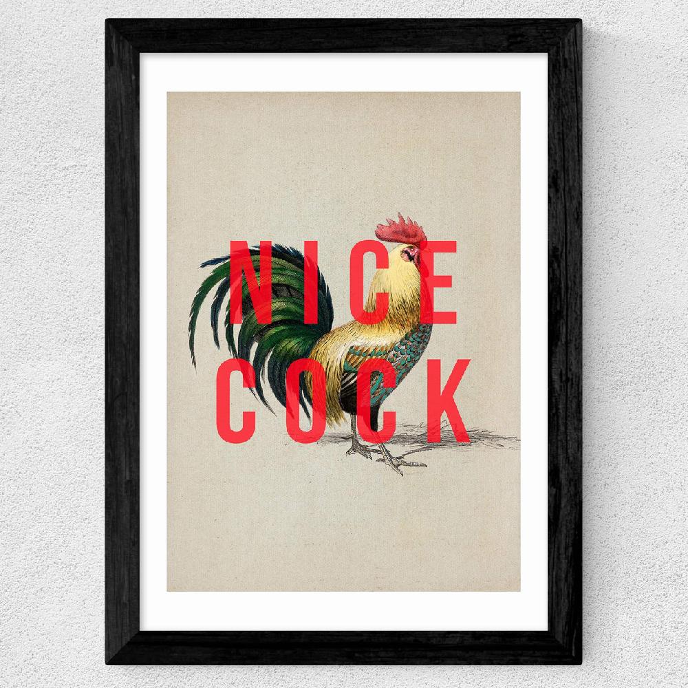East End Prints Nice Cock