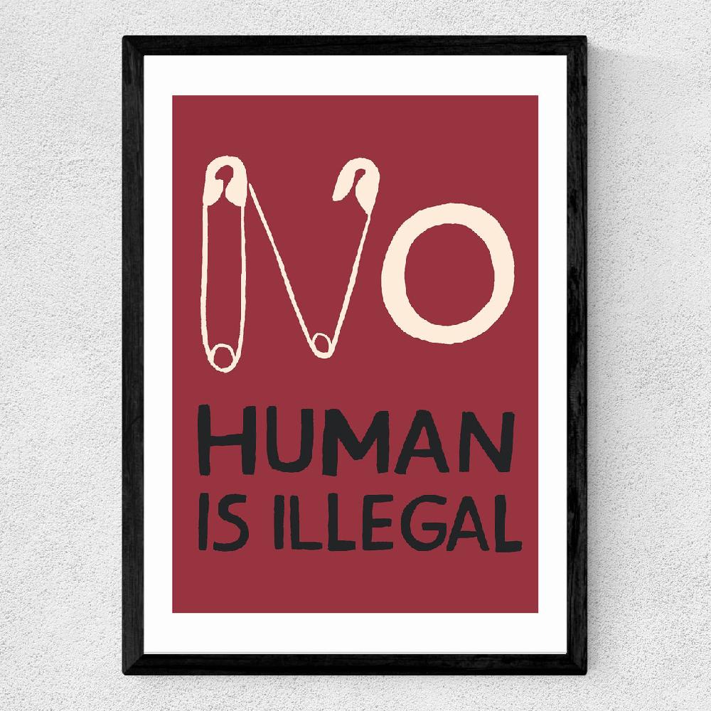 East End Prints No Human Is Illegal