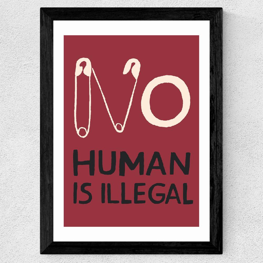 East End Prints No Human Is Illegal