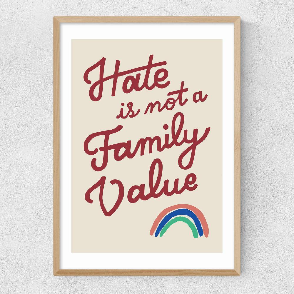 East End Prints Not A Family Value