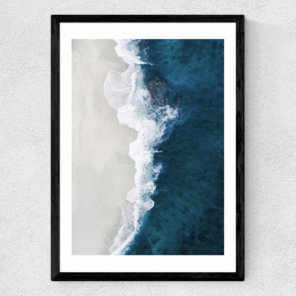 East End Prints Ocean Aerial
