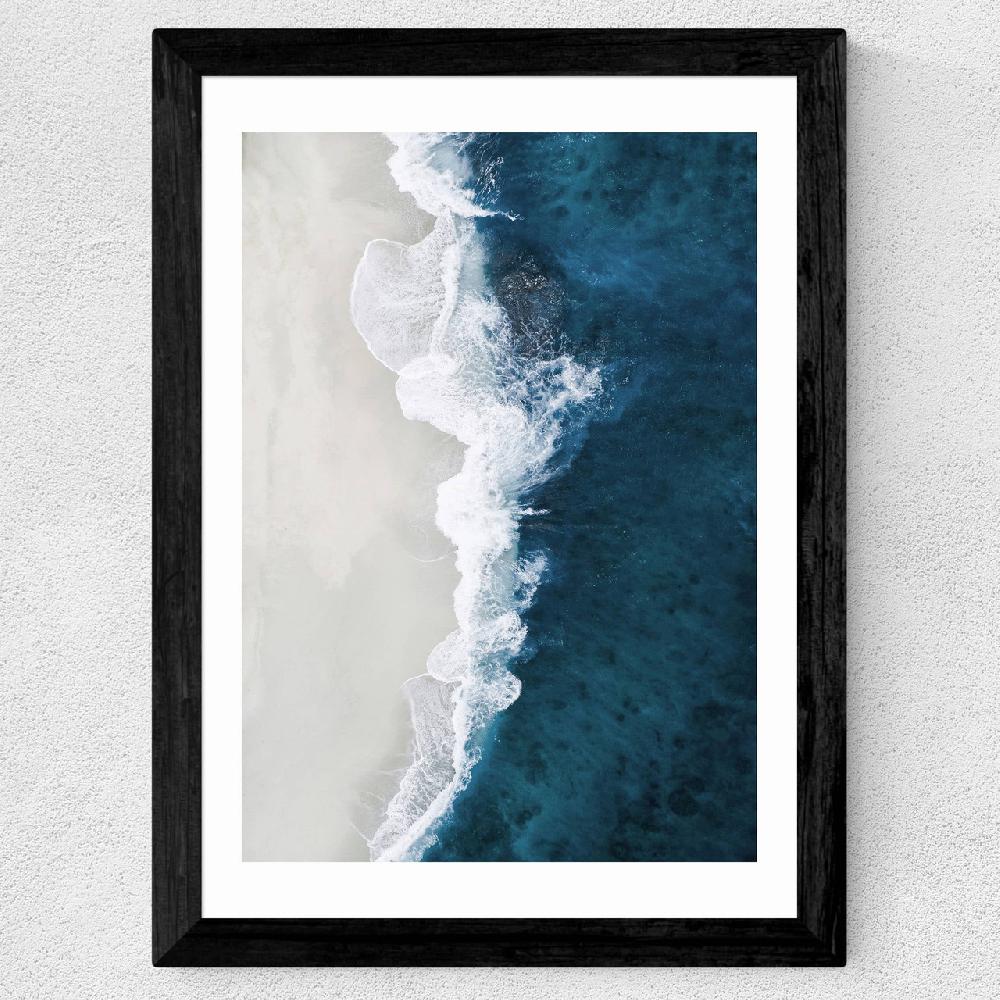 East End Prints Ocean Aerial