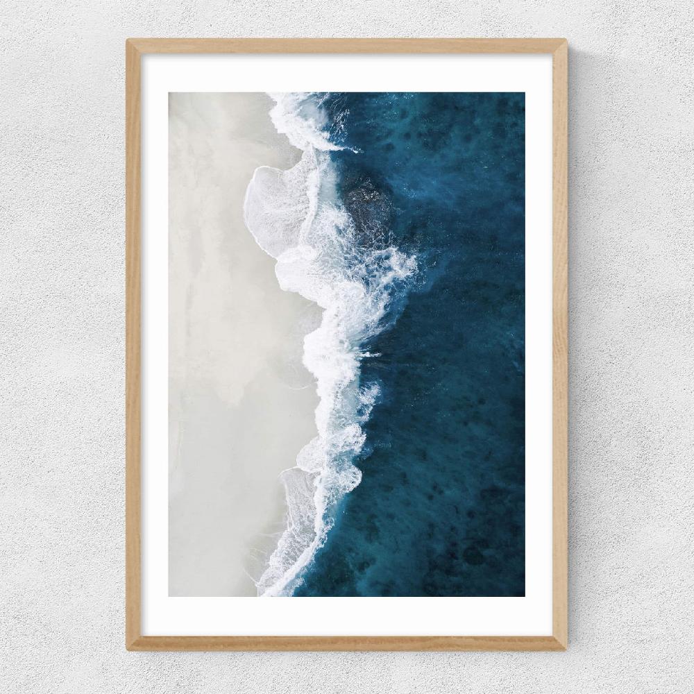 East End Prints Ocean Aerial