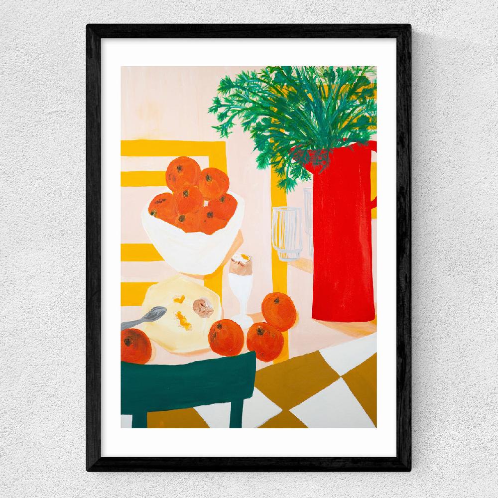 East End Prints Oeuf Ala Coque