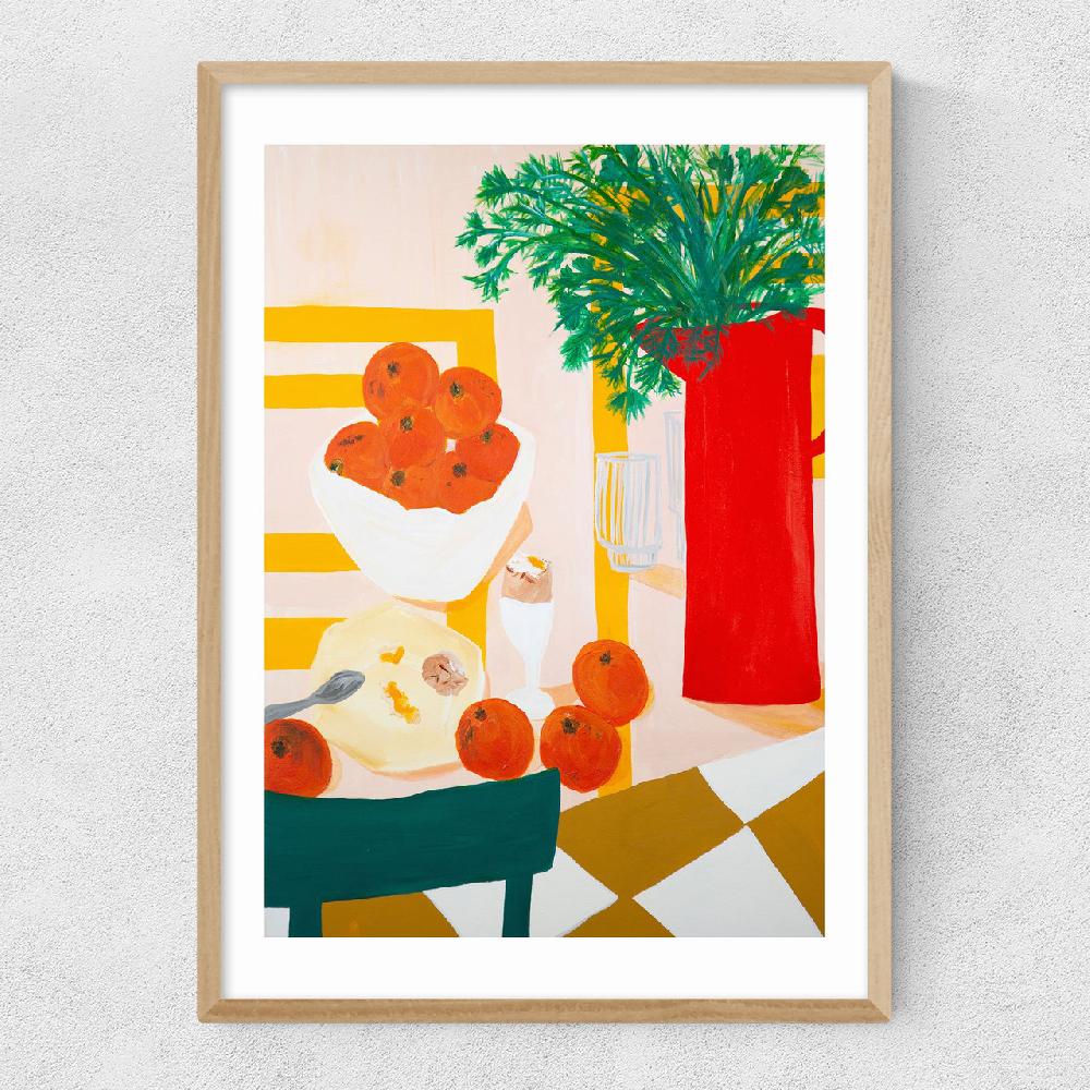 East End Prints Oeuf Ala Coque