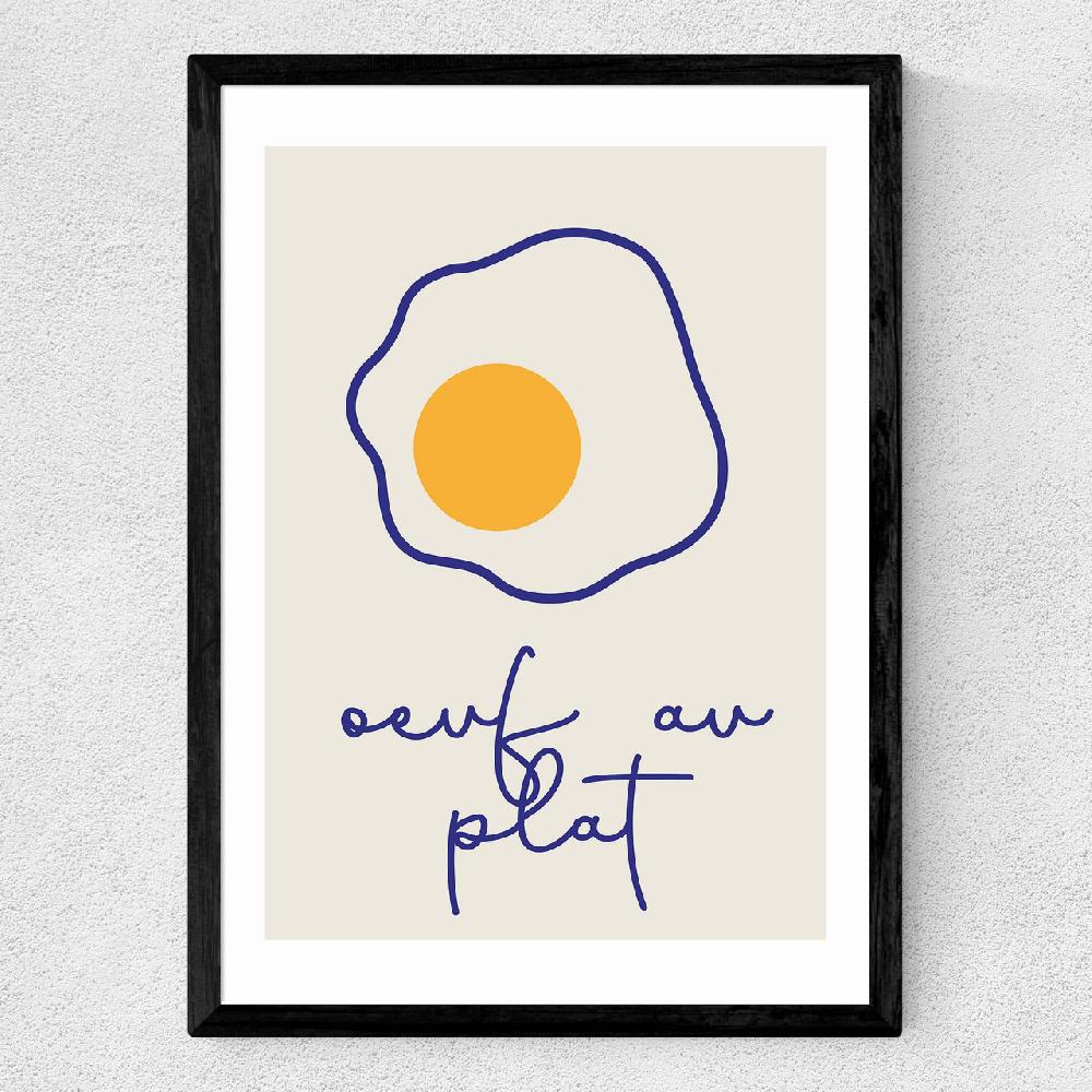 East End Prints Oeuf Au Plat