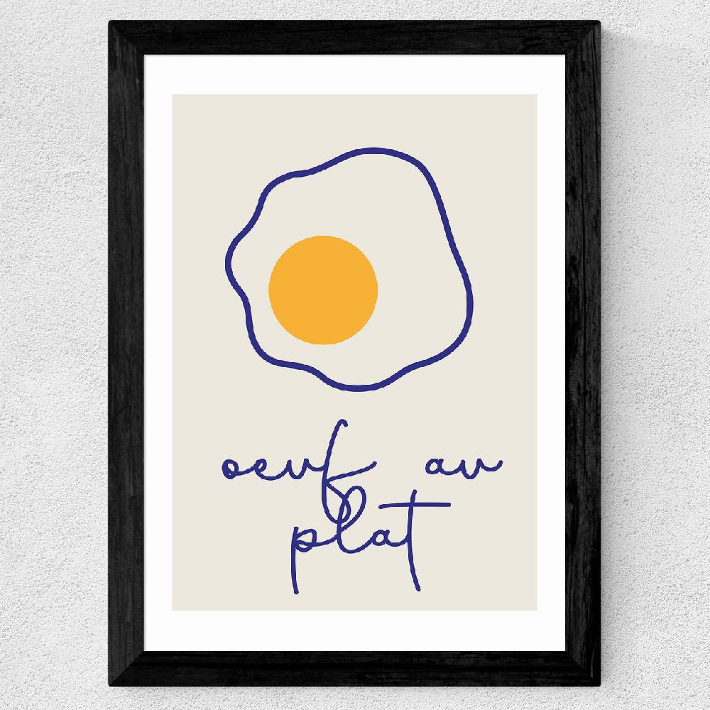 East End Prints Oeuf Au Plat