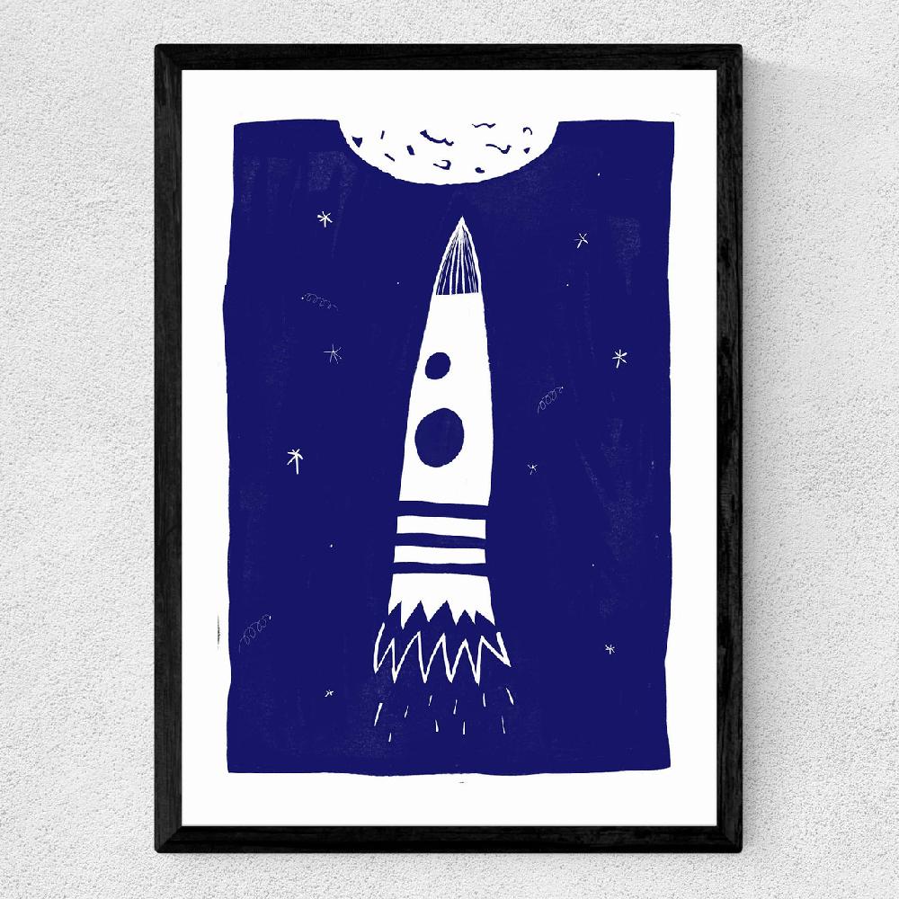 East End Prints Off To See The Moon