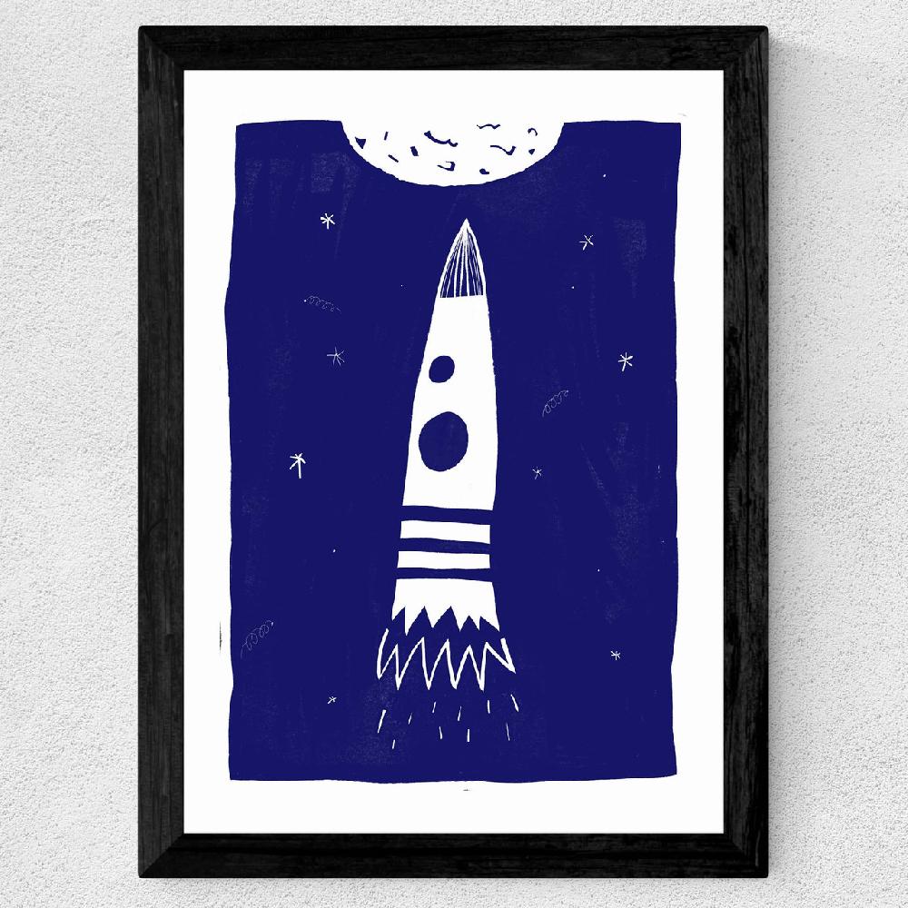 East End Prints Off To See The Moon