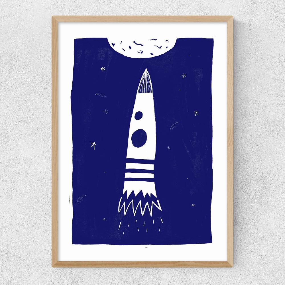 East End Prints Off To See The Moon