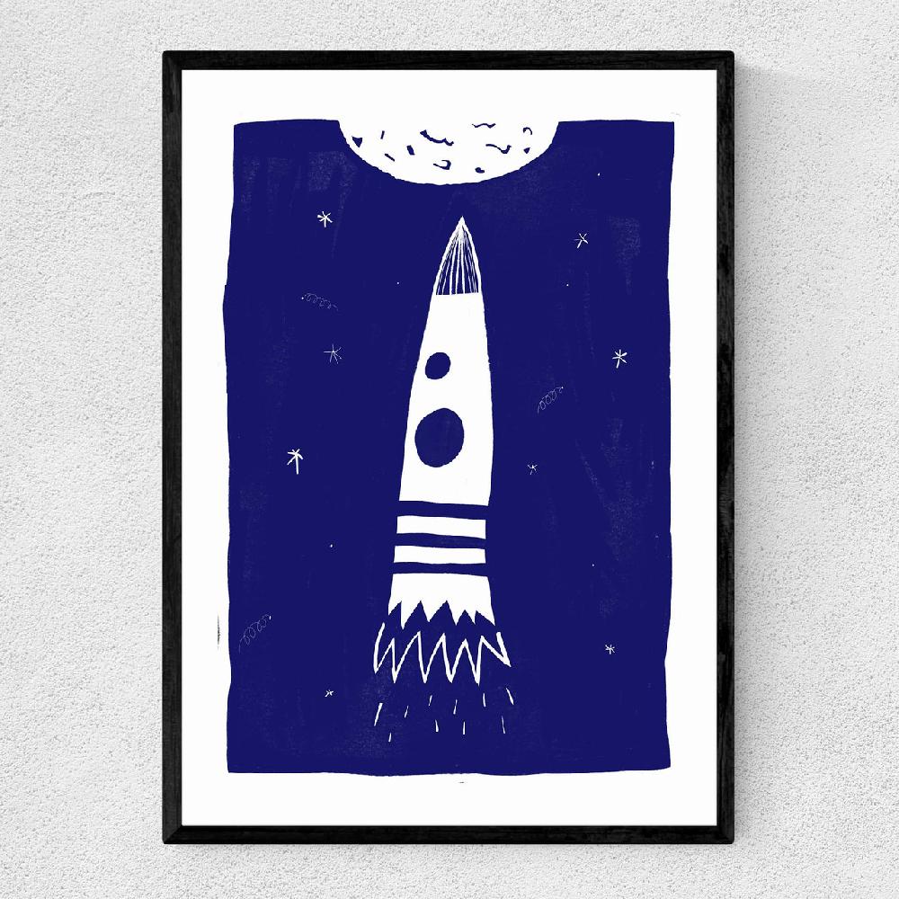 east end prints Off to see the moon