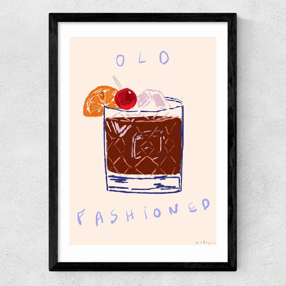 East End Prints Old Fashioned Cocktail