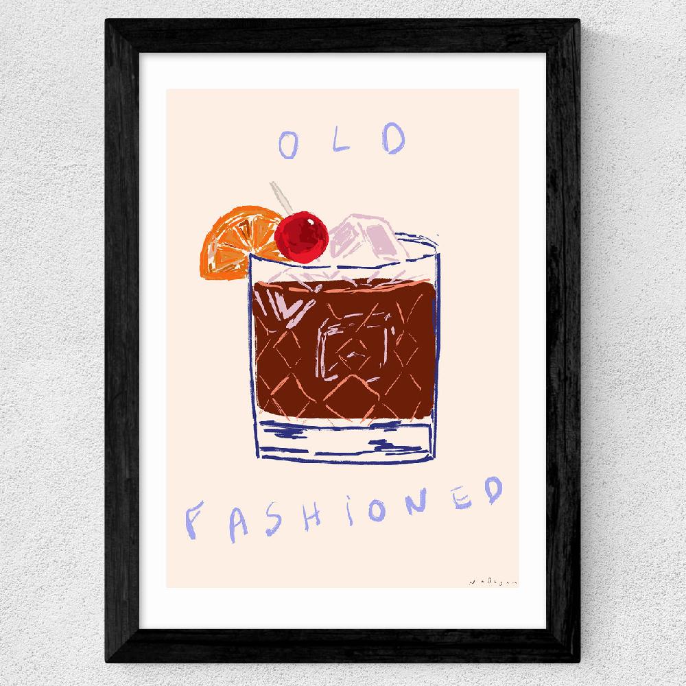 East End Prints Old Fashioned Cocktail