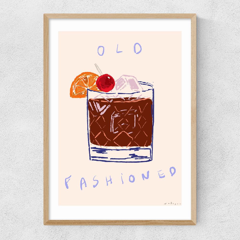 East End Prints Old Fashioned Cocktail
