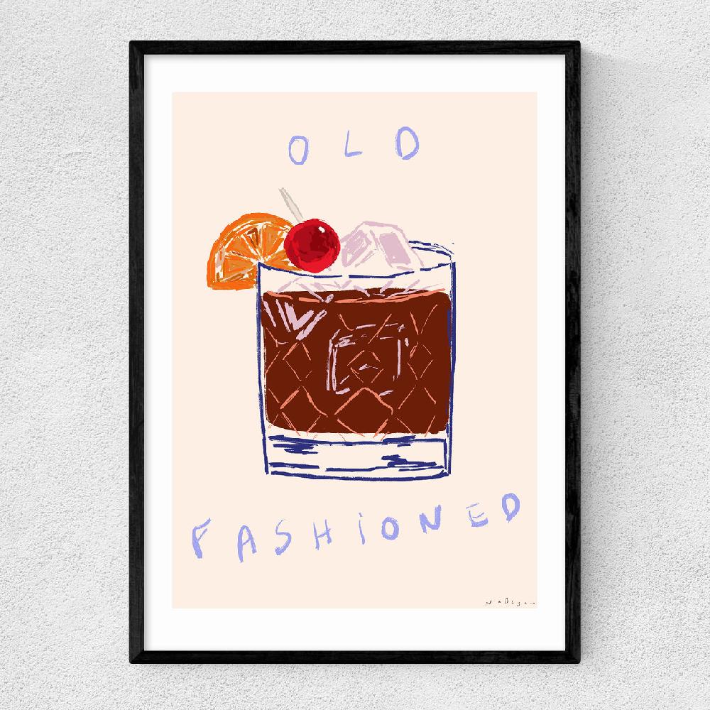 east end prints Old Fashioned Cocktail