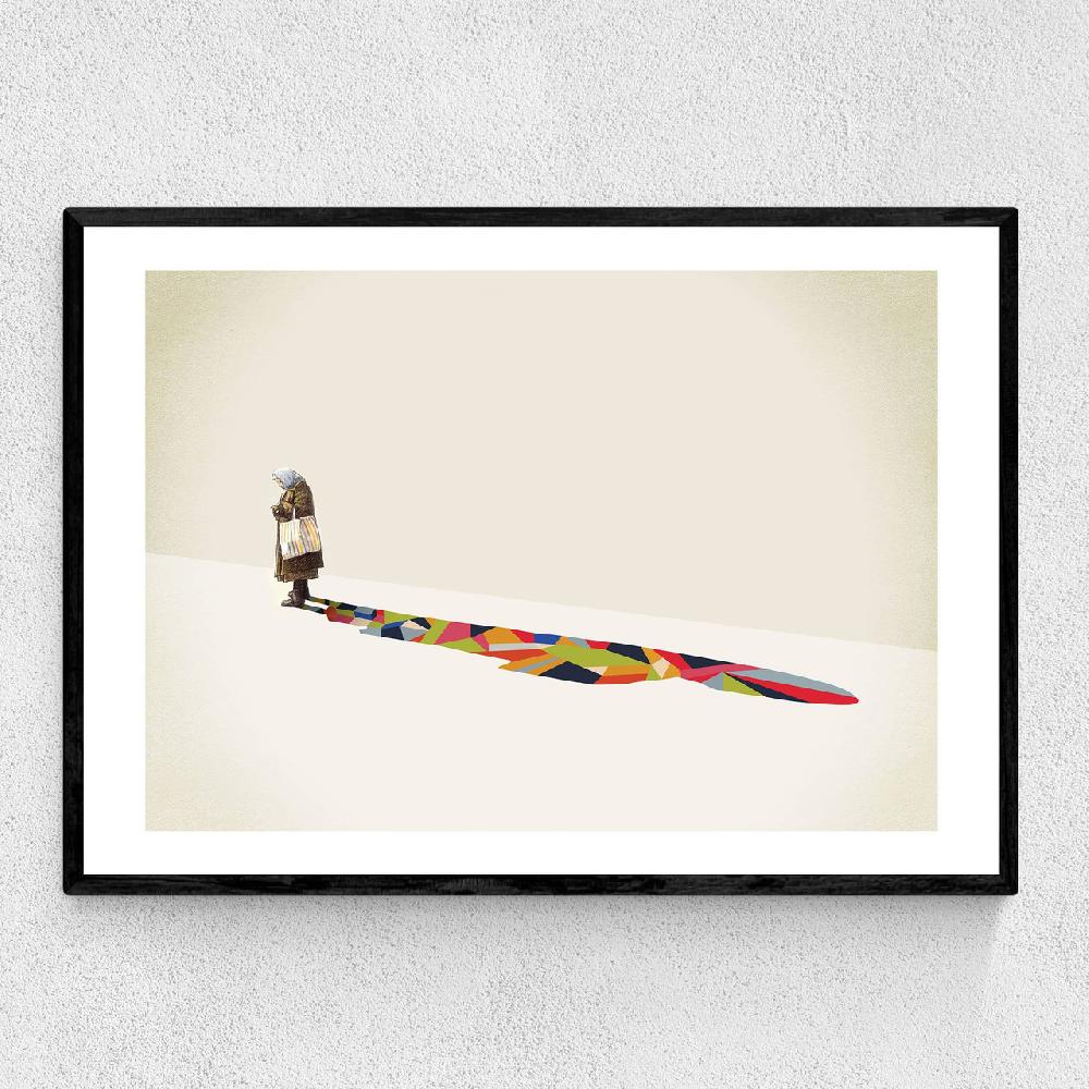 east end prints Old Lady by Jason Ratliff