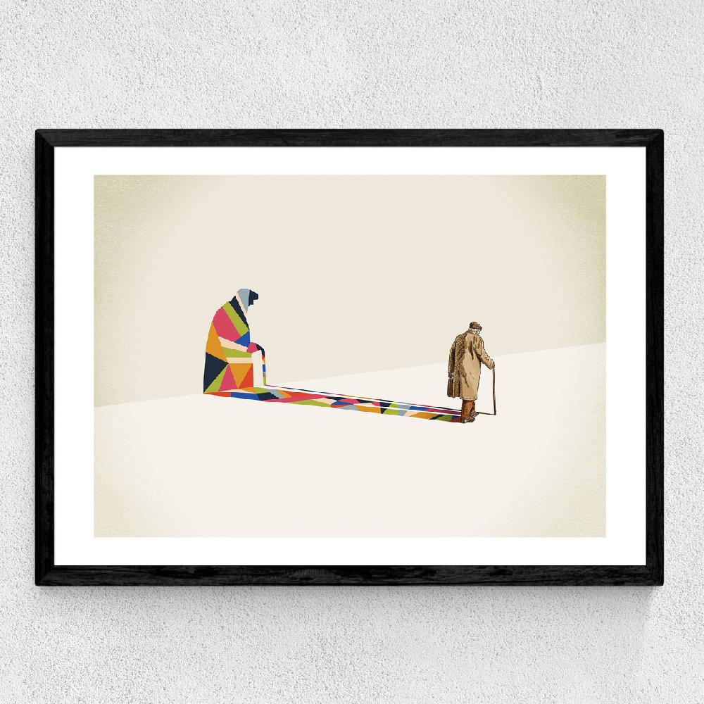 East End Prints Old Man By Jason Ratliff