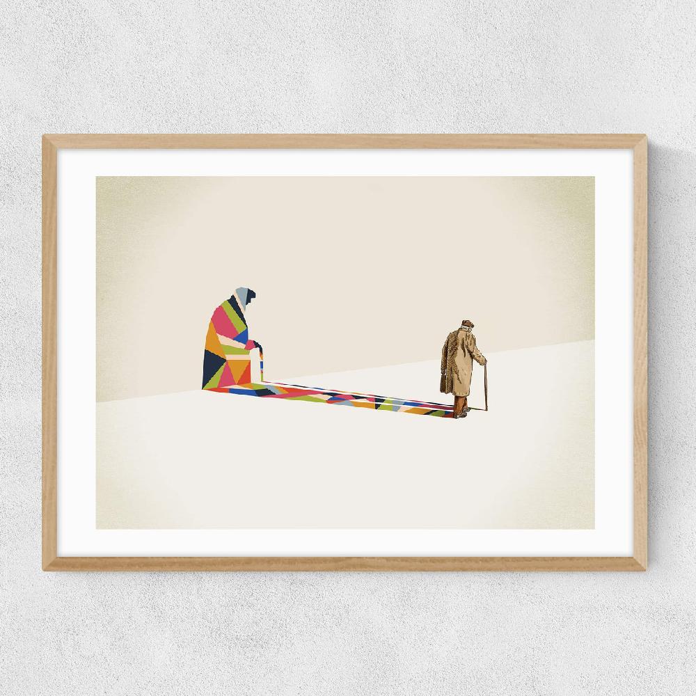 East End Prints Old Man By Jason Ratliff