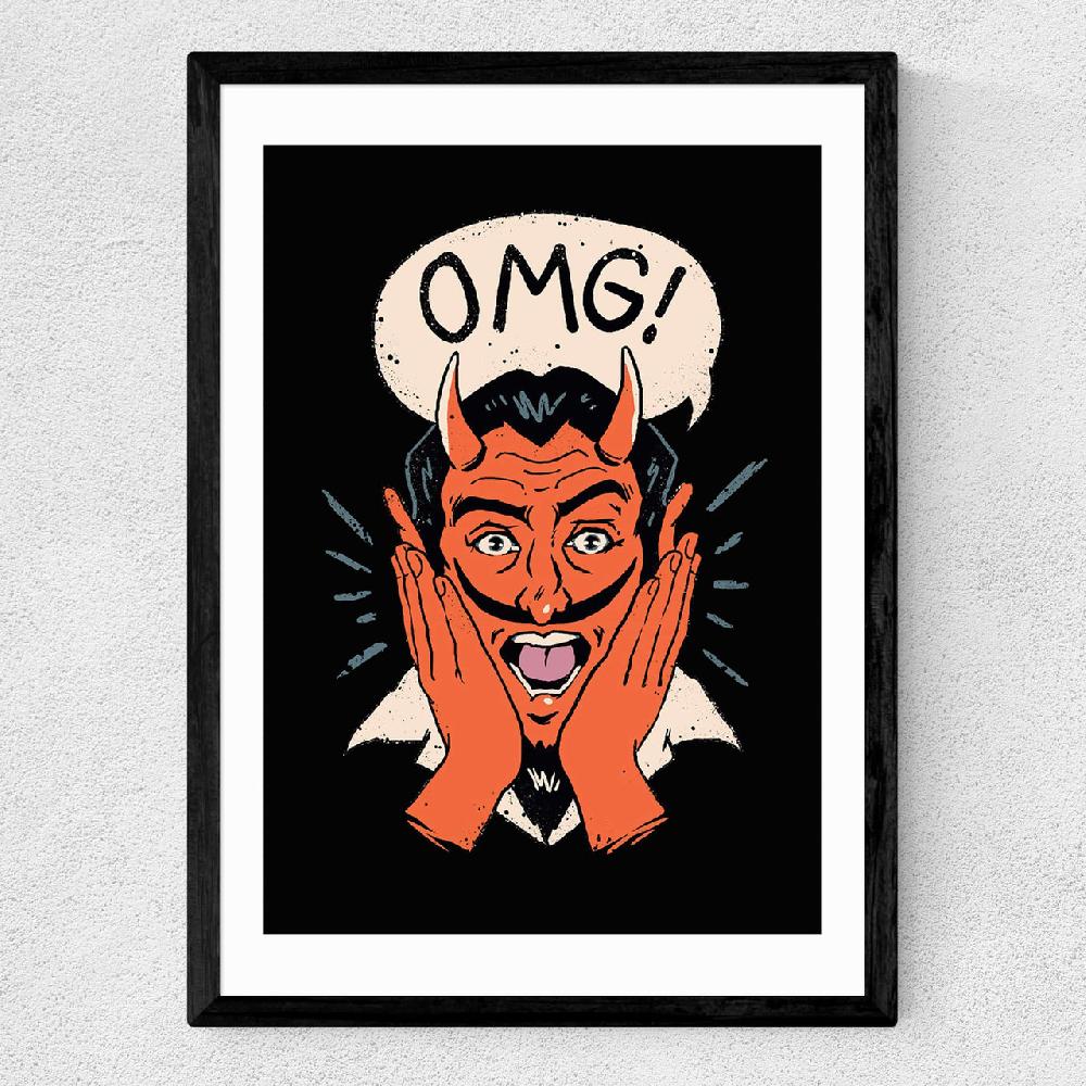 East End Prints OMG Satan
