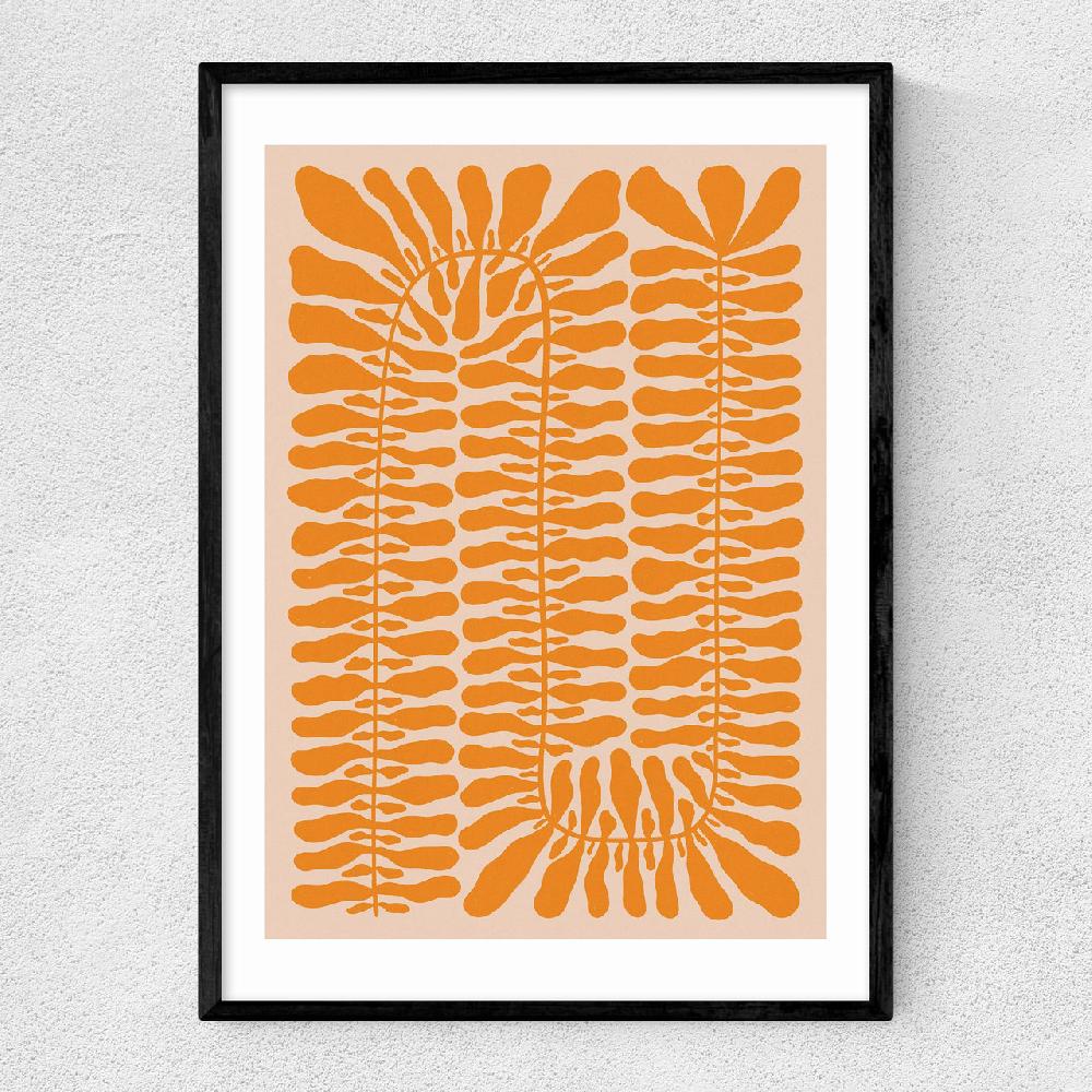 east end prints One Hundred Leaved Plant X