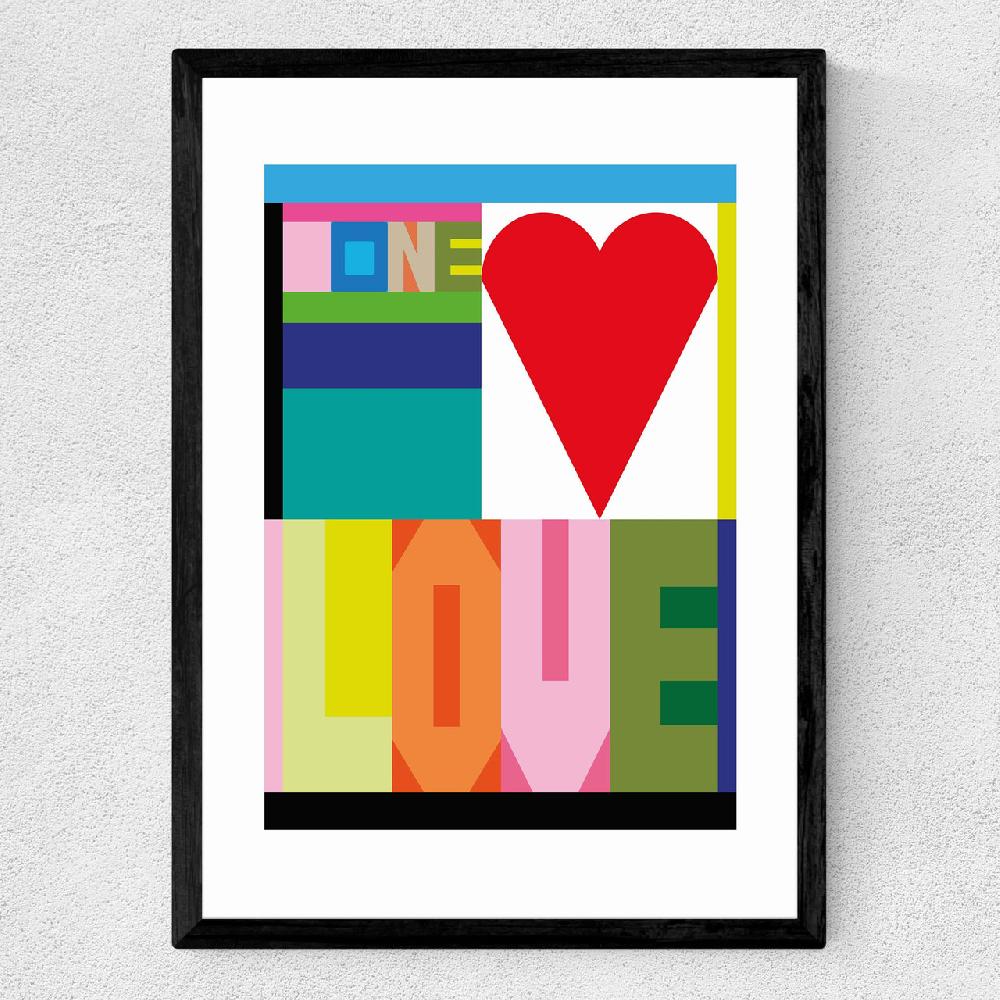 East End Prints One Love By Frances Collett
