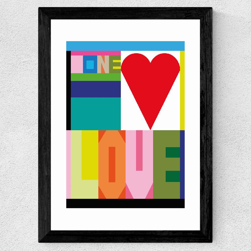 East End Prints One Love By Frances Collett