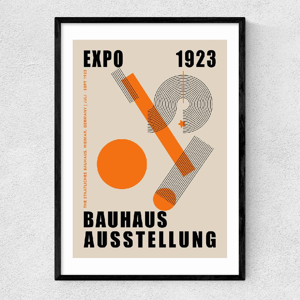 east end prints Orange Bauhaus
