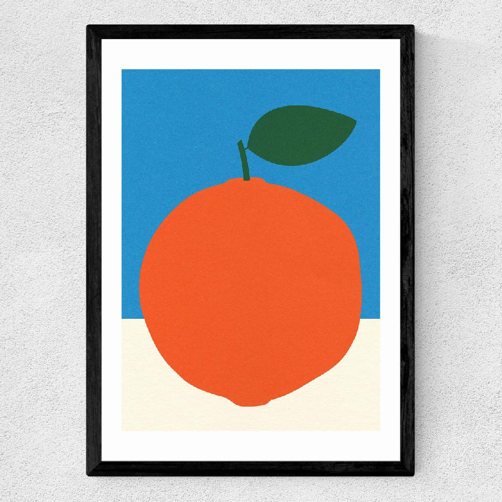 East End Prints Orange (Blue & Orange)