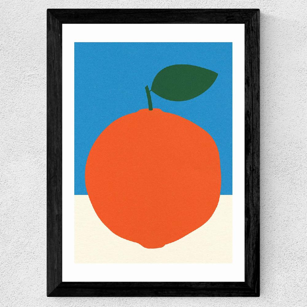 East End Prints Orange (Blue & Orange)