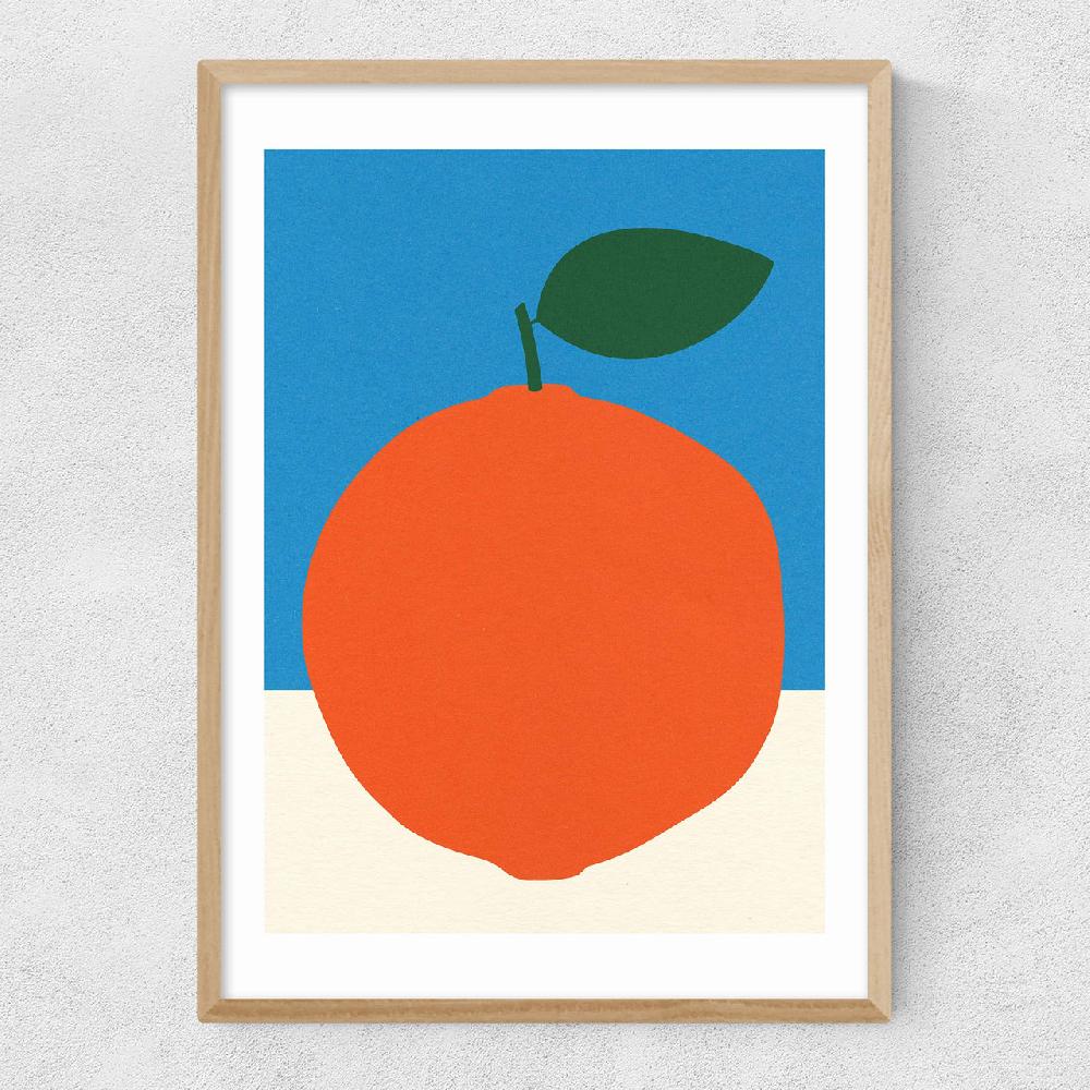 East End Prints Orange (Blue & Orange)