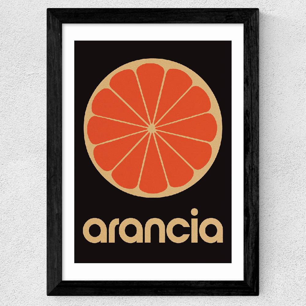 East End Prints Orange By Limbo And Ginger